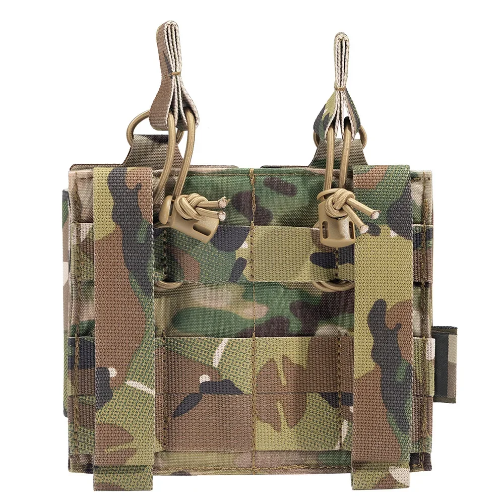 Bolsa táctica Molle, bolsa doble para revistas, bolsas magnéticas de doble capa, soporte Universal para cartuchos para M4 M14 M16 AK AR - imagen 4