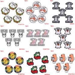 5 unids/lote parche de animales de dibujos animados parches para planchar para ropa parches termoadhesivos en ropa parche bordado para decoración de ropa