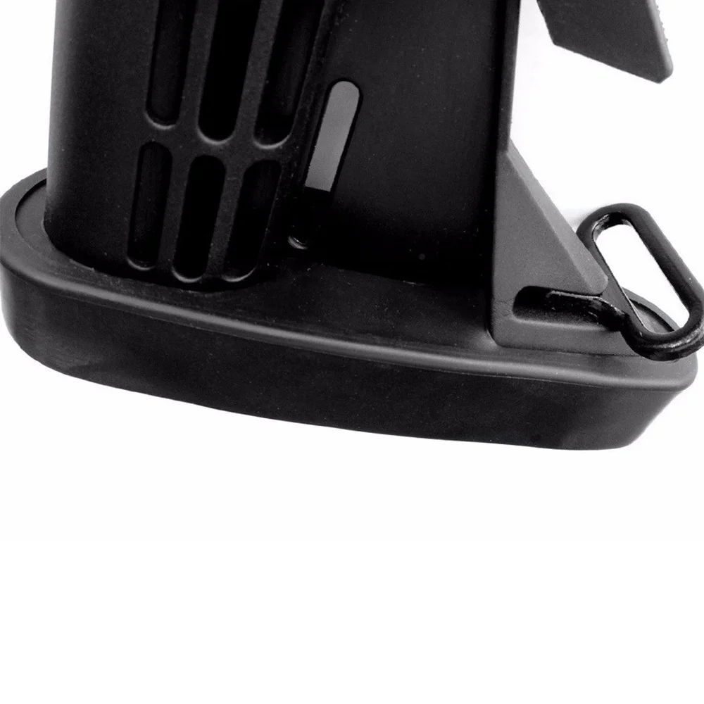 Almohadilla de retroceso AR15 de goma acanalada, almohadilla de botón oculta, almohadilla de botón antideslizante para pistola de Rifle de caza táctica, extensión protectora de tope - imagen 5