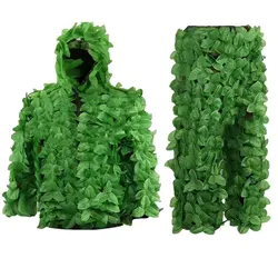 Traje Ghillie 3D Camuflaje Jungle para Francotirador y Caza