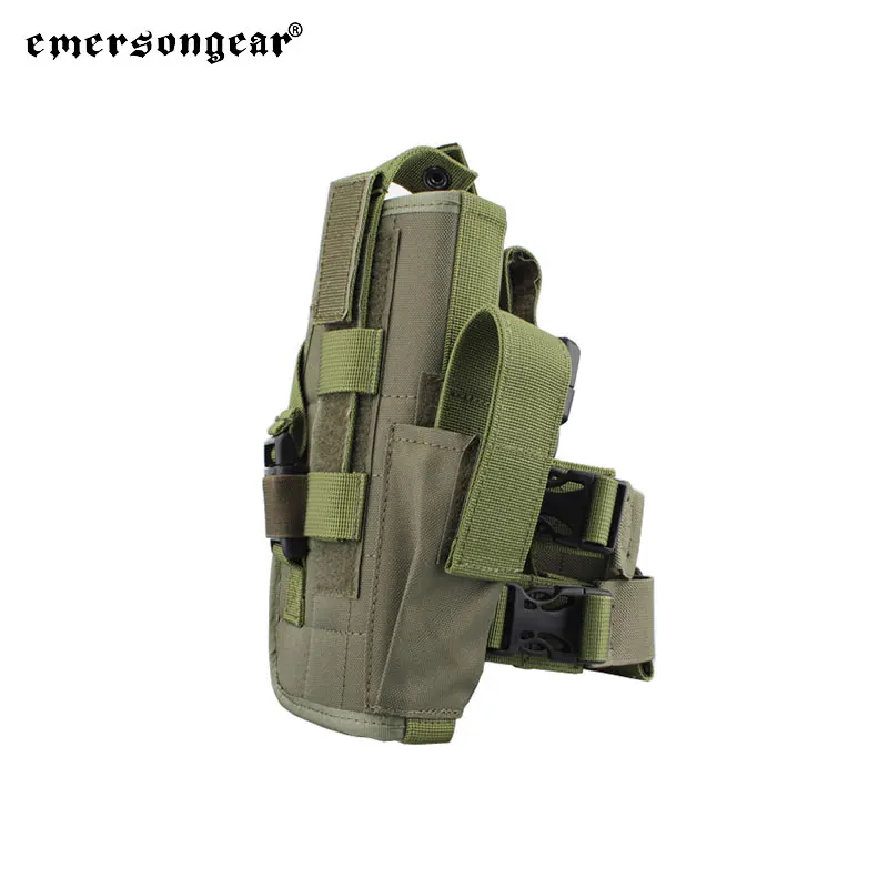 EMERSONGEAR-bolsa Modular para Panel de pierna Rife, bolsa táctica Universal para pierna, funda para pistola de caza, herramientas, bolsa Molle EM6201 - imagen 3