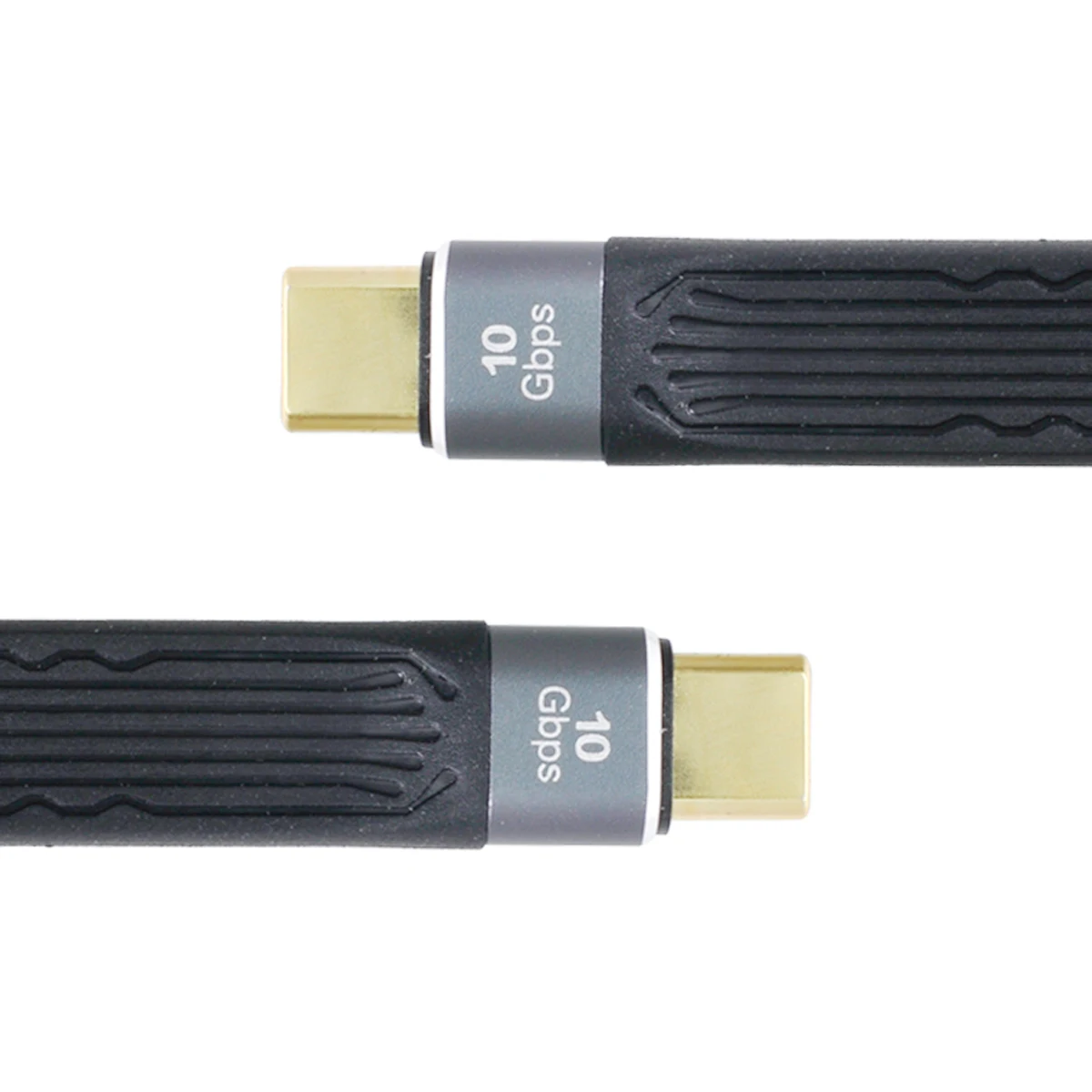 Cable de datos para ordenador portátil y teléfono, conector USB 3,1 de 10Gbps, plano, tipo C, 13cm, Delgado, FPC - imagen 2