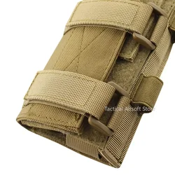 Funda táctica muslo MOLLE para pistola Airsoft y tiro