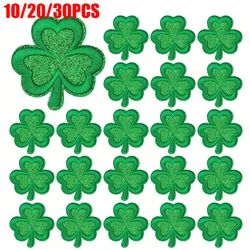 Parche termoadhesivo bordado trébol verde San Patricio para uniformes