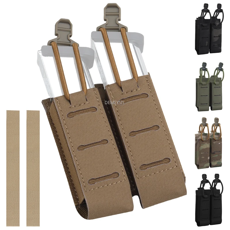 Bolsas tácticas para revistas de 9mm, soporte para portador de Airsoft Mag para cinturón, sistema Molle, linterna de caza, paquete de herramientas