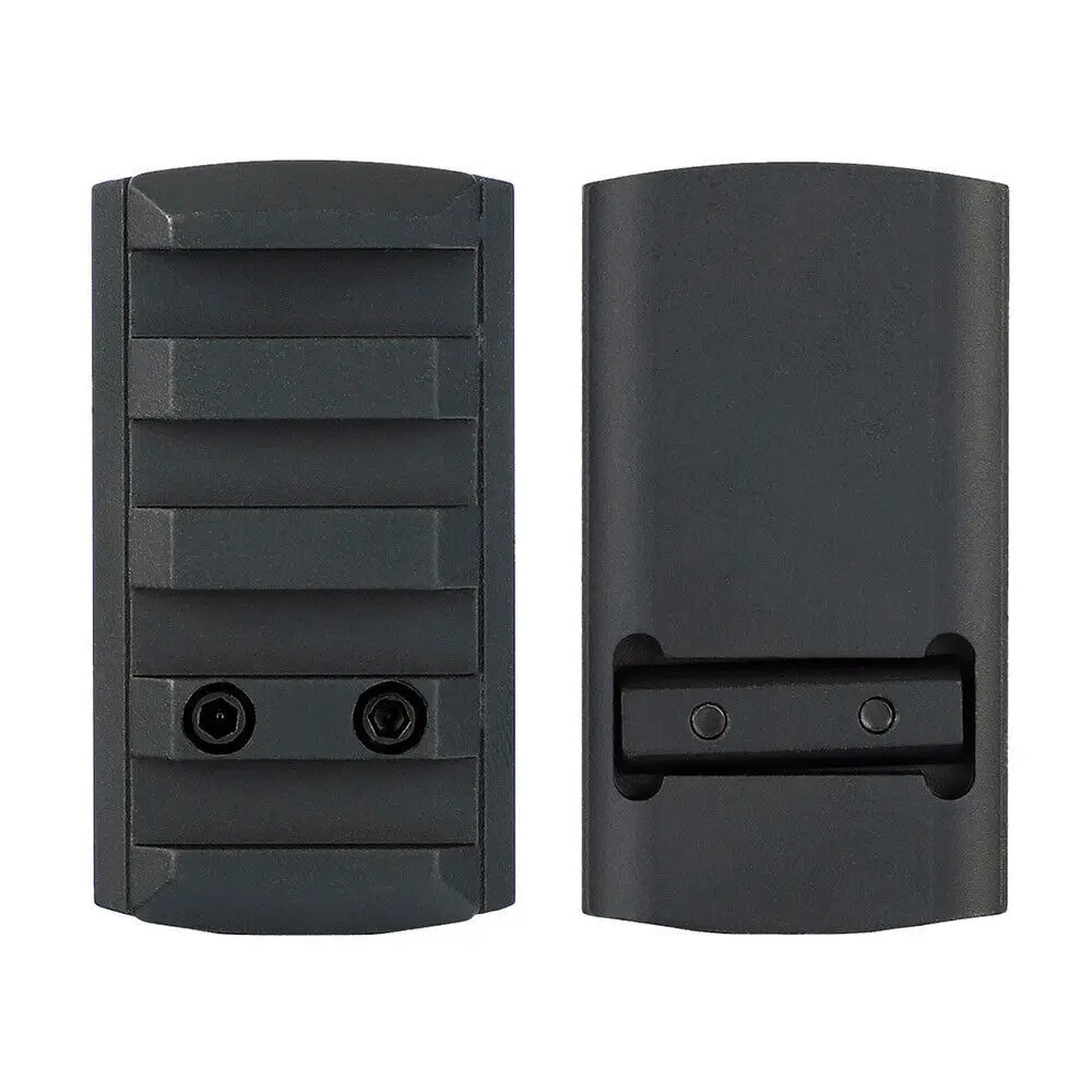 Placa de montaje de mira táctica G17 de 4 ranuras, Base, adaptador de montaje de riel Picatinny para Glock 17 19 22 23 26 27 34, placa de montaje de mira de punto rojo - imagen 5