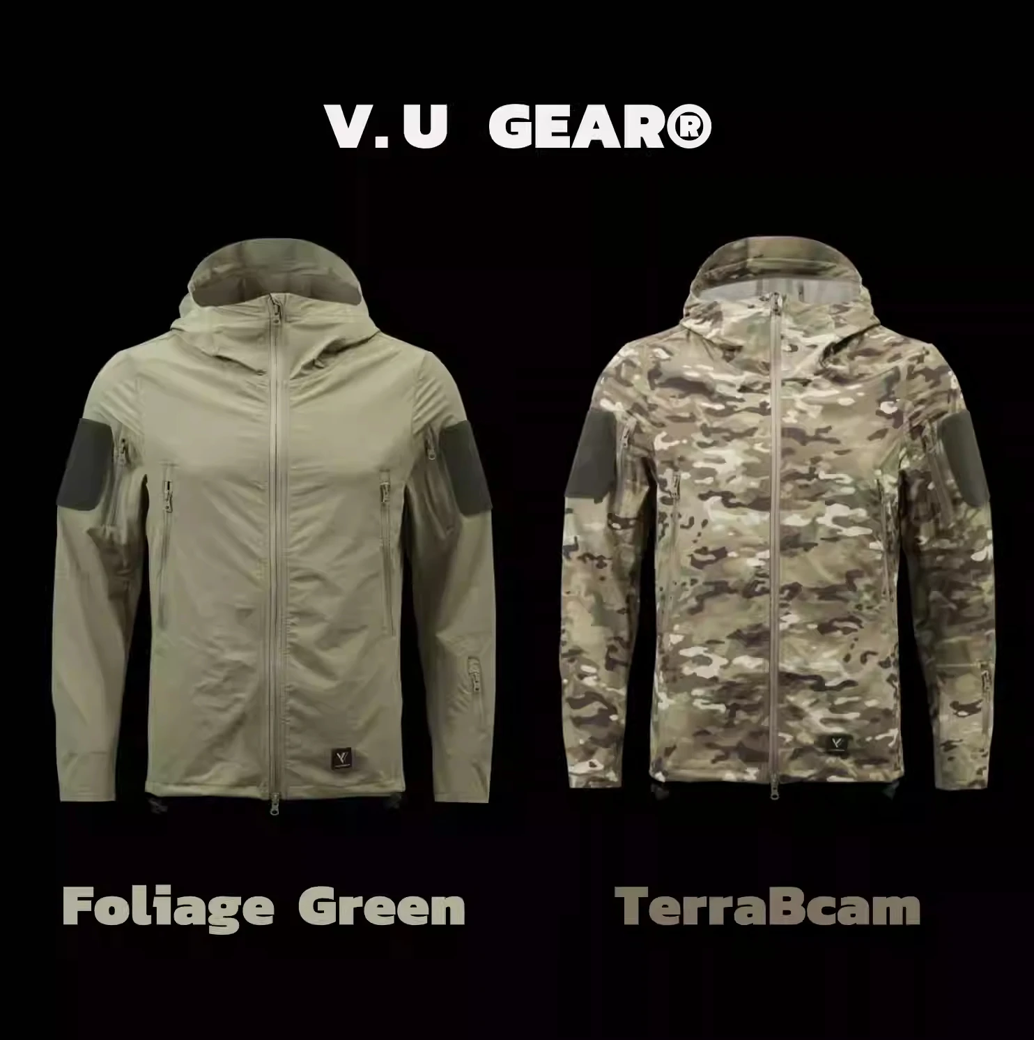 Primavera y otoño ligero que absorbe la humedad protector solar de secado rápido elástico de cuatro lados Multi bolsa chaqueta de concha suave - imagen 2