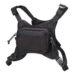 MGFLASHFORCE Bolsa táctica de pecho MOLLE EDC con soporte teléfono