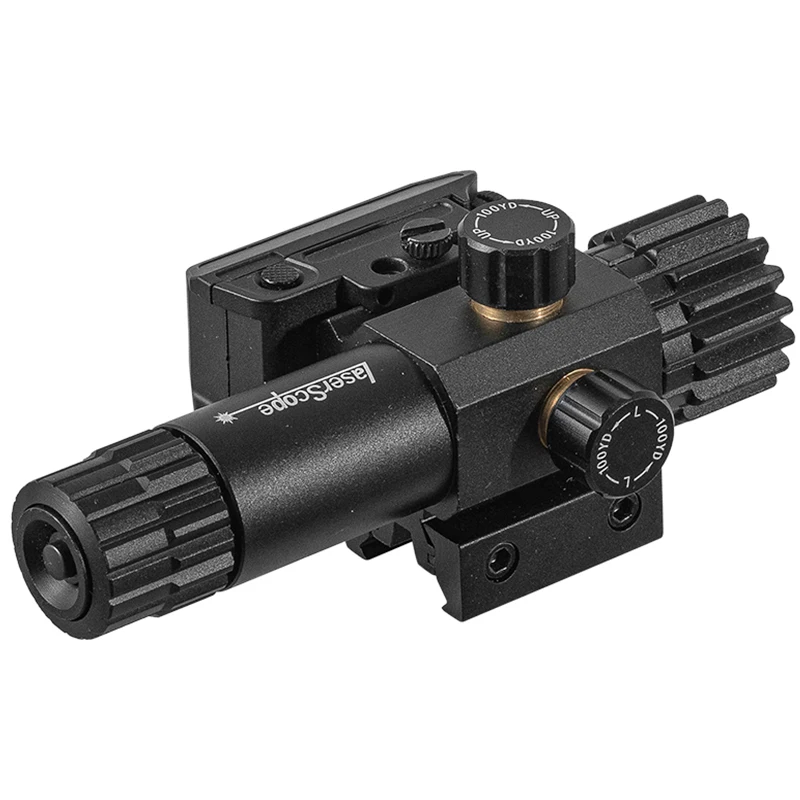 Mira láser de punto verde/rojo LX12 para montaje de riel/barril de 20mm/11mm con interruptor remoto, accesorios para pistola de caza - imagen 3