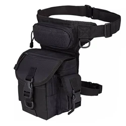 Bolsa de pierna táctica MOLLE para ciclismo, senderismo y motorismo