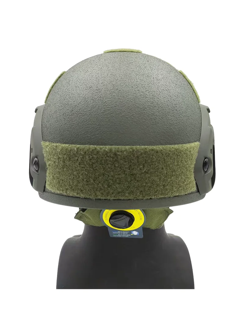 Casco táctico a prueba de balas para soldados: parada de pistola y metralla, ajuste cómodo, compatible con auriculares de comunicación - imagen 5