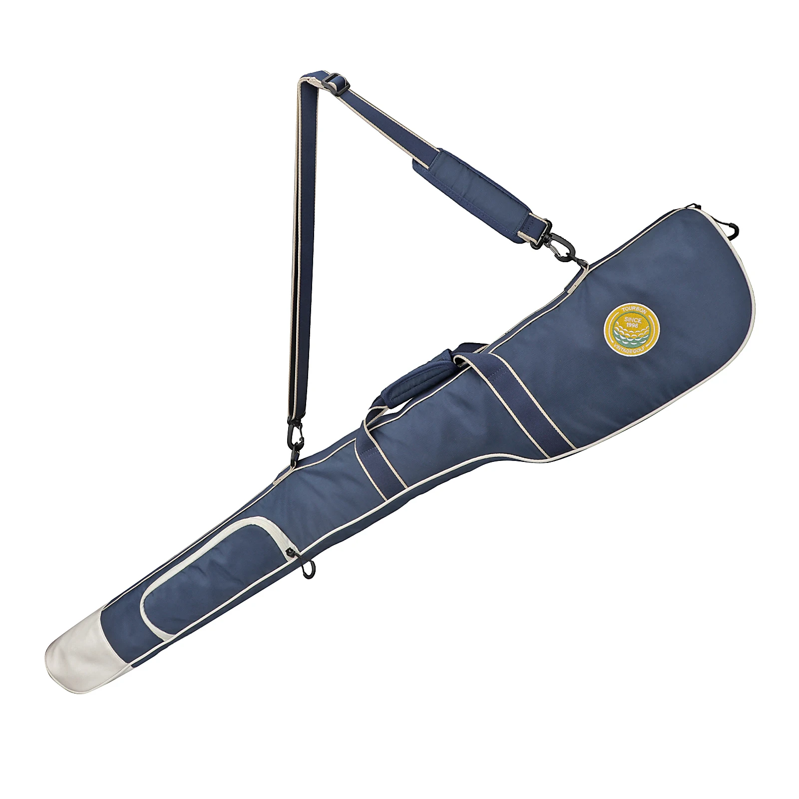 Tourbon Bolsa de transporte para palos de golf de nailon liviana Bolsa de domingo al aire libre Bolsa de viaje pequeña - Transporte sin esfuerzo Repelente al agua Durable