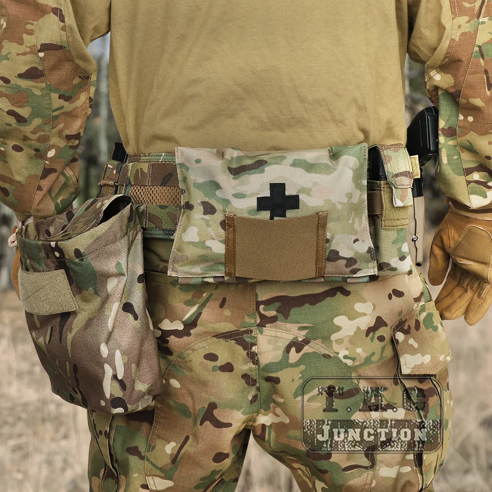 Emersongear-cinturón exterior de rodamiento de carga MOLLE táctico Emerson Airsoft, sistema de velocidad de caza militar, operador, cinturón de batalla de utilidad - imagen 5