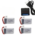 4Pcs with Charger