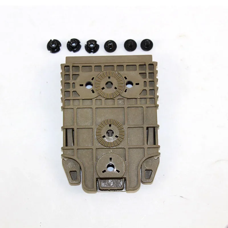 Adaptador de funda de pistola táctica, juego de tornillos y tuercas de plataforma para sistema de bloqueo rápido QLS19 22, accesorios de montaje de funda - imagen 4