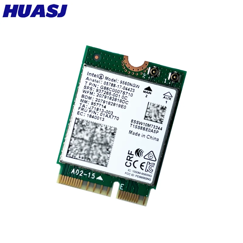 Tarjeta Wi-Fi inalámbrica de doble banda AC 9560ac ac9560 9560ngw 802.11ac 2,4G/5G 2x2 Bluetooth 5,0 NGFF /M.2 - imagen 3