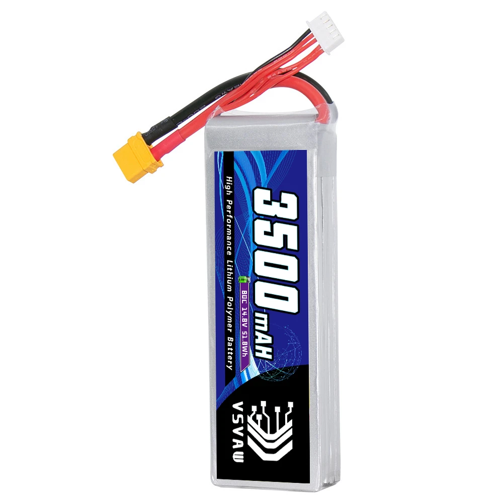 VSVAW actualizado 4S 14,8 V 80C/160C 3500mAh modelo de control remoto modelo de avión drone FPV helicóptero juguete de alta velocidad batería Lipo - imagen 5