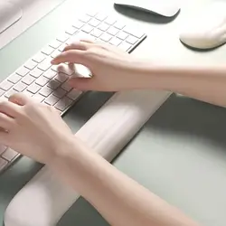 Reposamuñecas ergonómico para teclado de silicona antideslizante