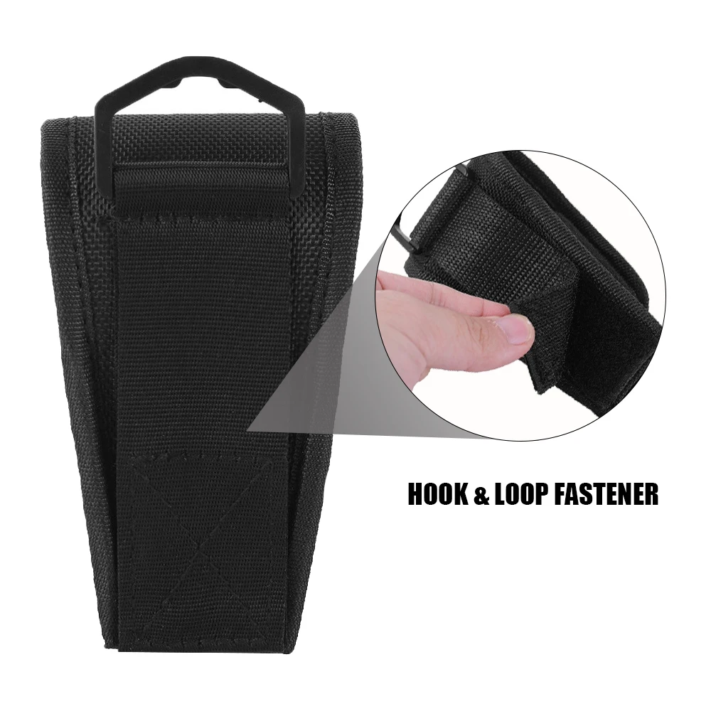 Funda táctica para linterna, funda de transporte para antorcha al aire libre para JM26 TC500 600L 700L C8 TF T1 TR500, soporte para cinturón - imagen 4