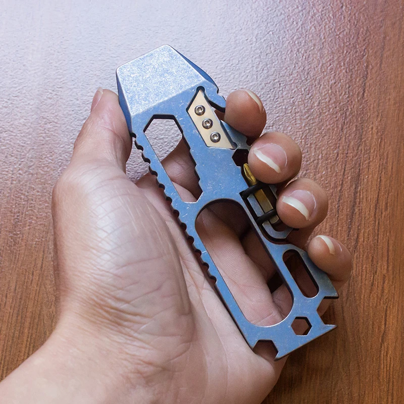 Herramienta de combinación multifunción, destornillador, sacacorchos, palanca, aleación de titanio multiusos de alto grado Edc - imagen 3