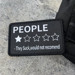Parche velcro táctico MOLLE insignia militar humorística