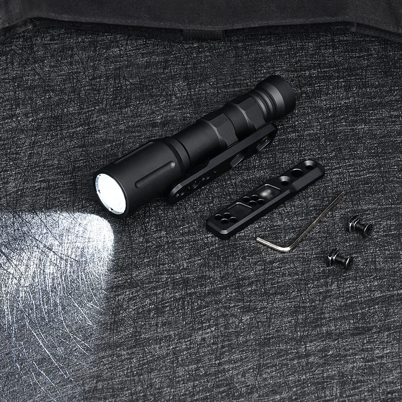 WADSN-linterna de PLH-V2 LED Plhv2, foco de Metal blanco, montaje de 1300 lúmenes, Base de luz de explorador de caza al aire libre, compatible con Mlok Keymod - imagen 5