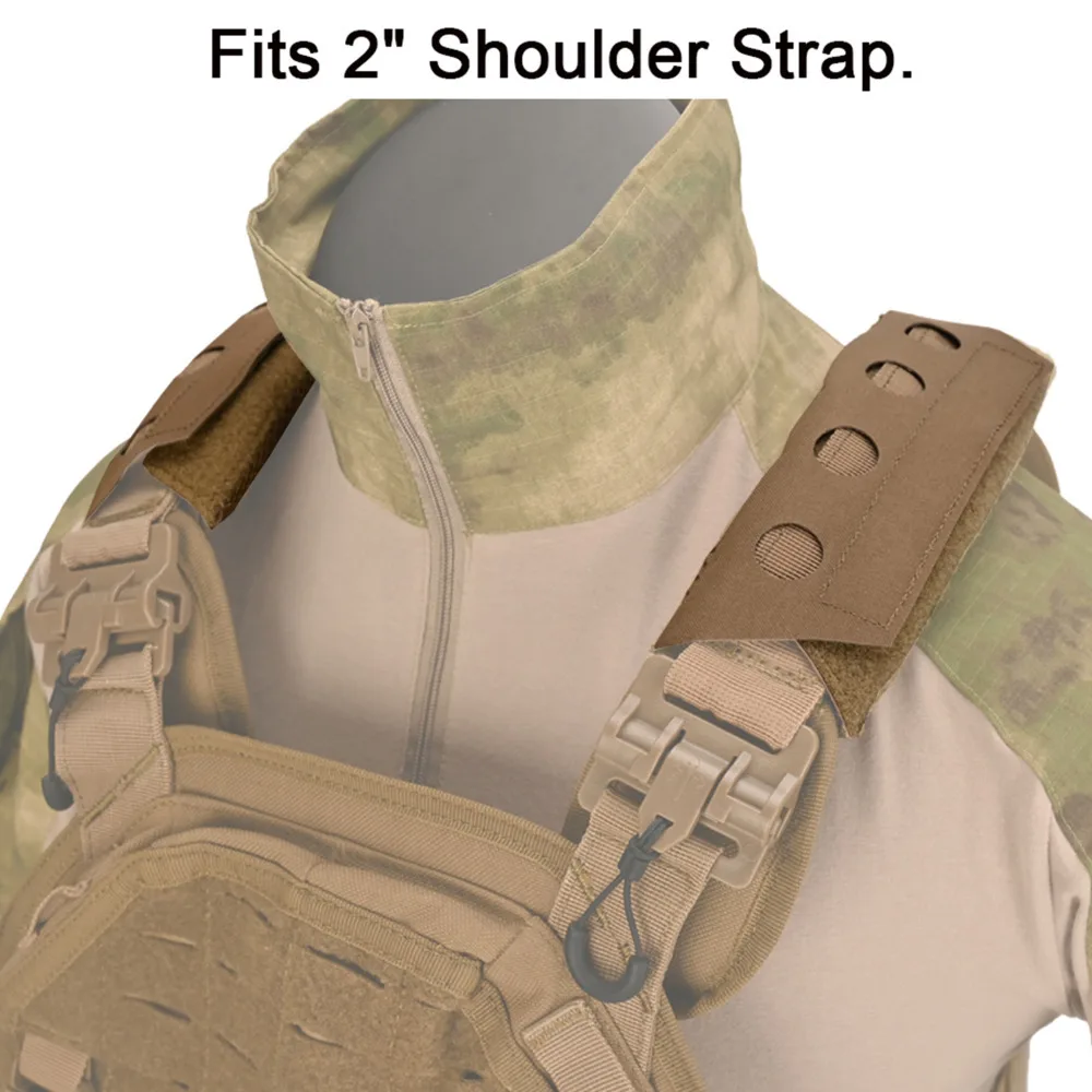 Portador de placa estilo Ferro, almohadilla para correa de hombro, cojín suave cómodo, correa para el hombro, cubierta acolchada de malla FCPC FCSK JPC XPC AVS SS, chaleco - imagen 5