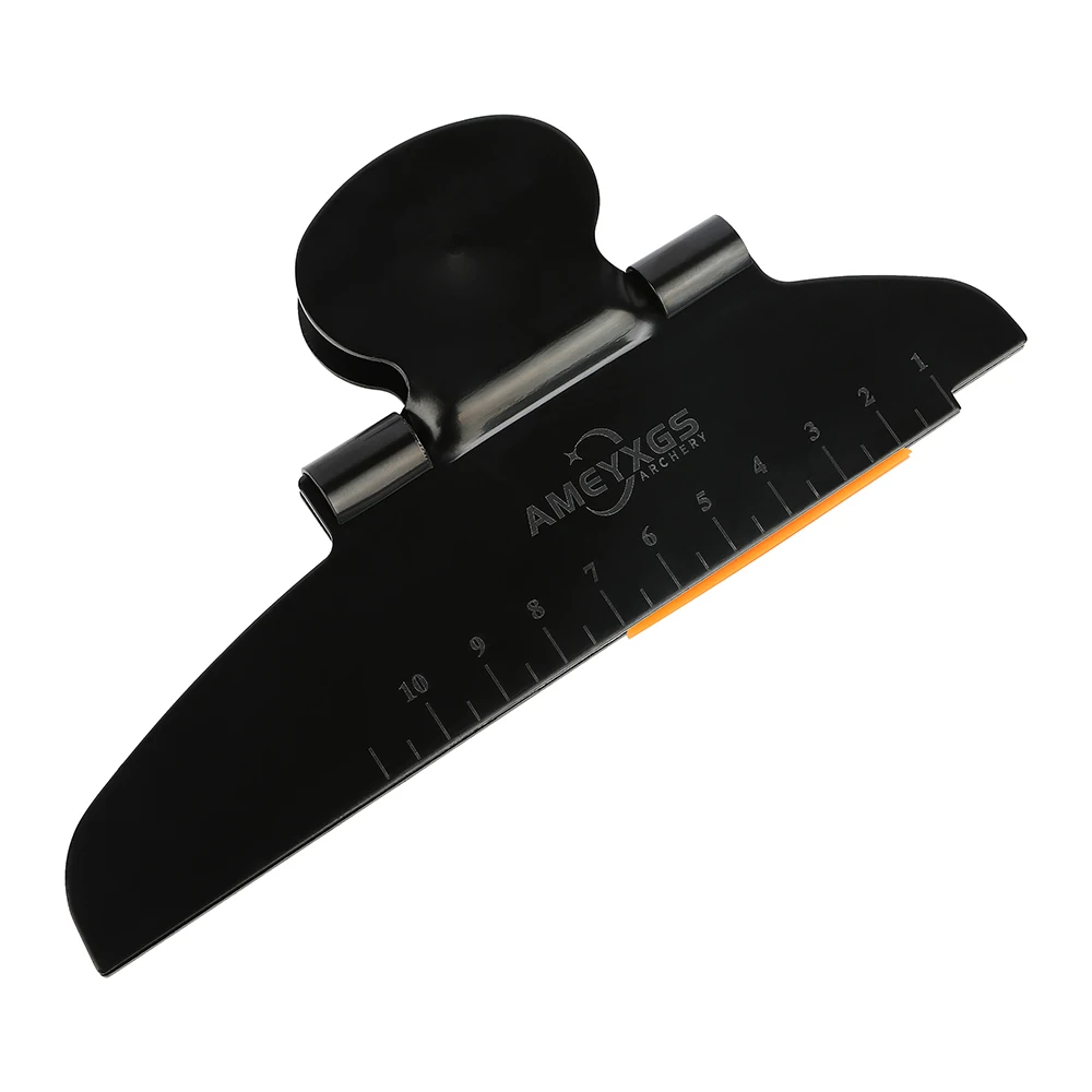 Flecha pluma palo herramienta ajustable Fletching Jig Stick Fletches Unión Adhere tiro con arco flecha paletas DIY Metal Fletching Jig - imagen 2