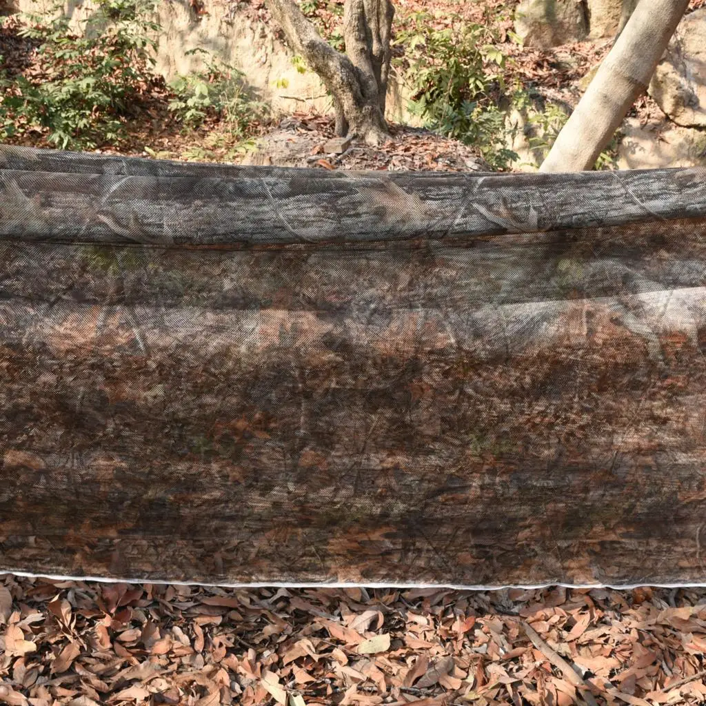 Red de camuflaje 300D para cubierta de caza, persianas de red de camuflaje para acampar al aire libre, ideales para disparar, persianas en el suelo, soportes para árboles - imagen 2