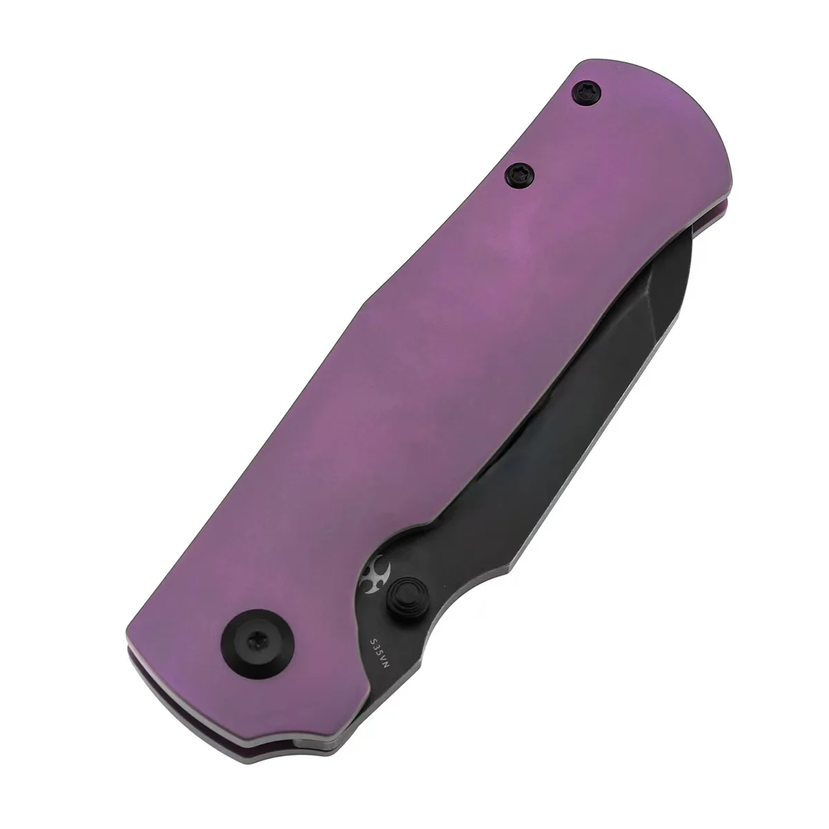 Kansept K1082 Dreadnaught navaja táctica EDC S35VN titanio plegable - imagen 5