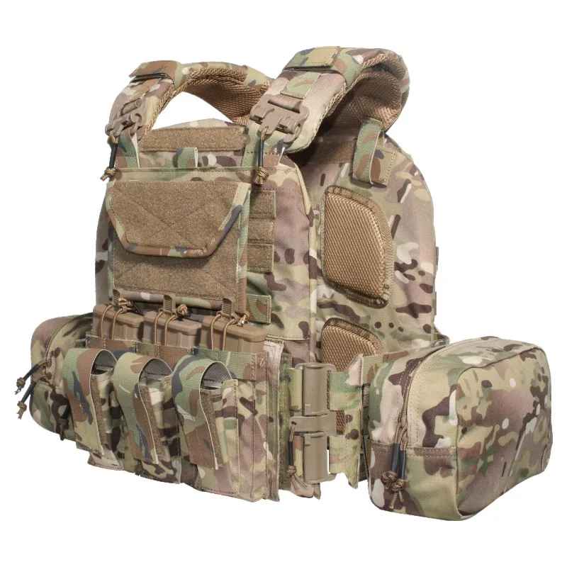 Chaleco táctico militar de liberación rápida, bolsa Universal para revistas, Protección deportiva, caza, juegos de guerra al aire libre, nuevo - imagen 4