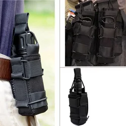 Funda táctica cargador pistola 9mm MOLLE, parte superior abierta