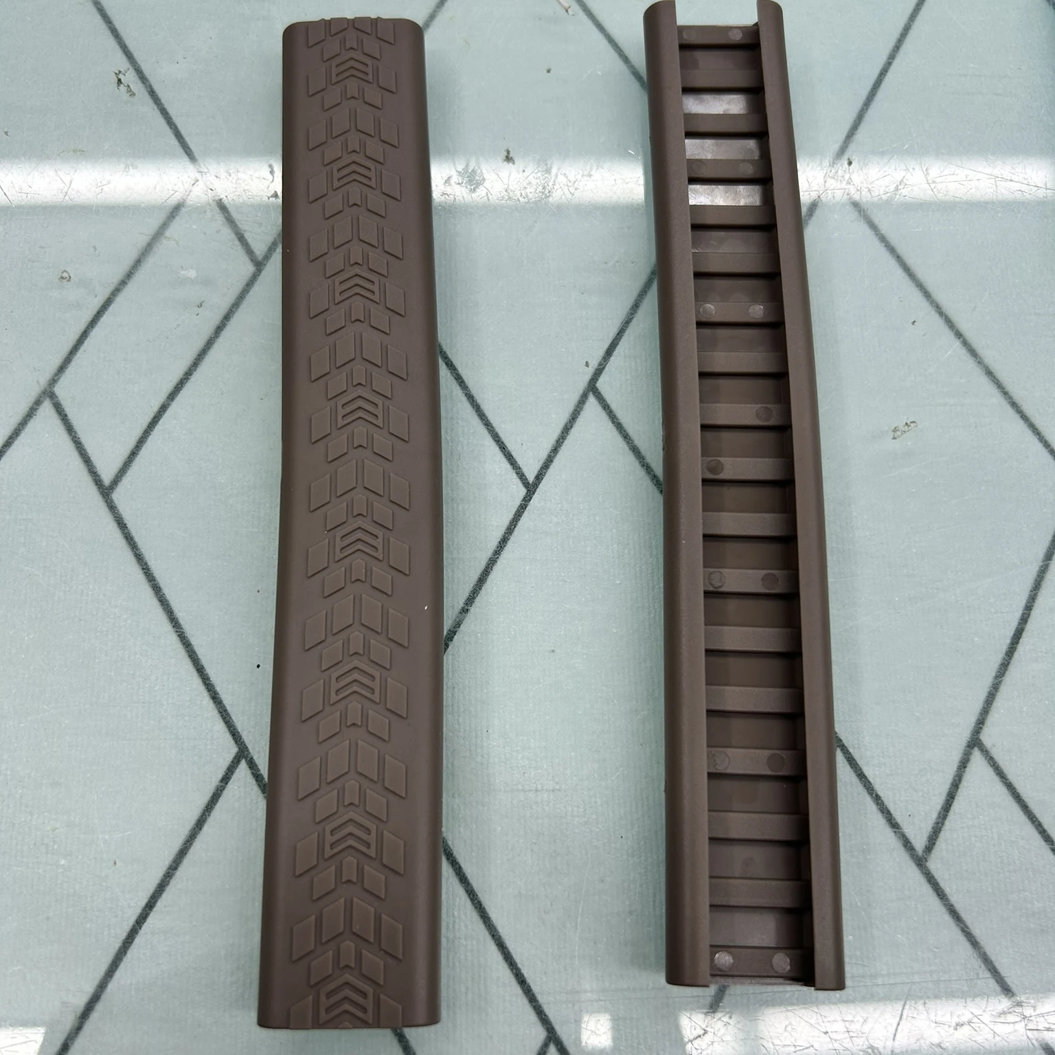 Cubierta de panel de riel táctico FMA TPE para riel de 20 mm, protección ligera antideslizante