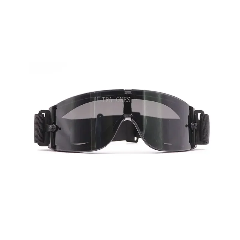 Gafas tácticas Airsoft, 3 lentes CS, gafas de tiro de Paintball, UVA UVB, a prueba de viento, caza, motocicleta, gafas de protección a prueba de polvo - imagen 5