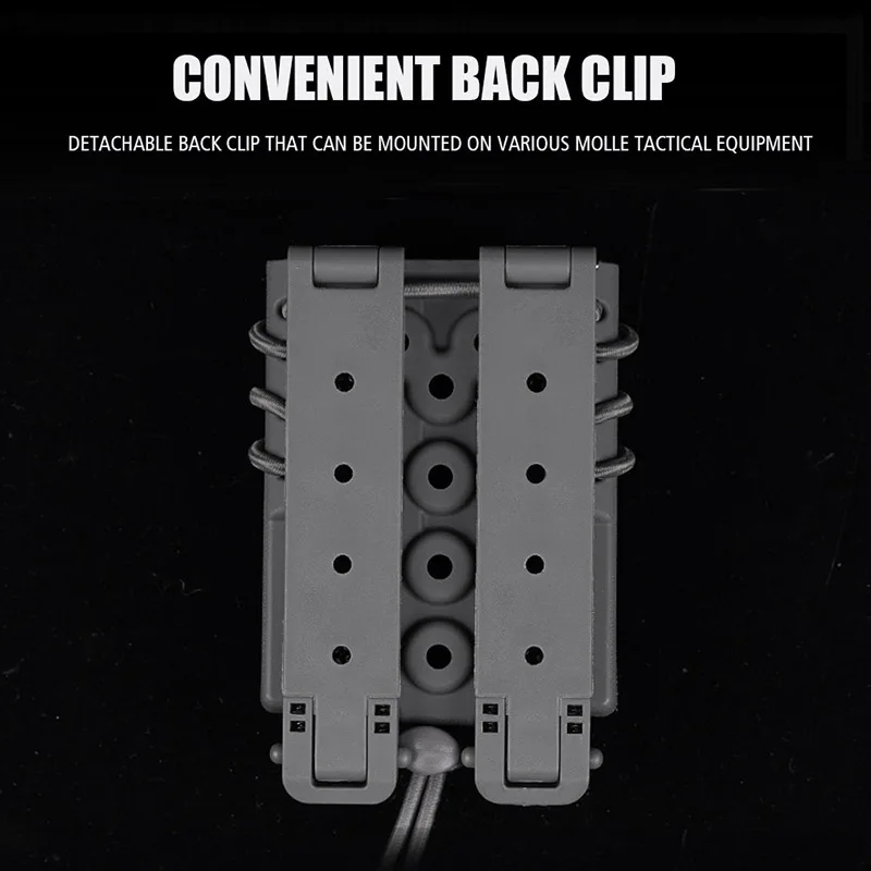 5,56 revista doble bolsa sistema Molle bolsas tácticas Airsoft Mag para Rifle M4 AR-15.223 funda serie Urban Assault - imagen 3