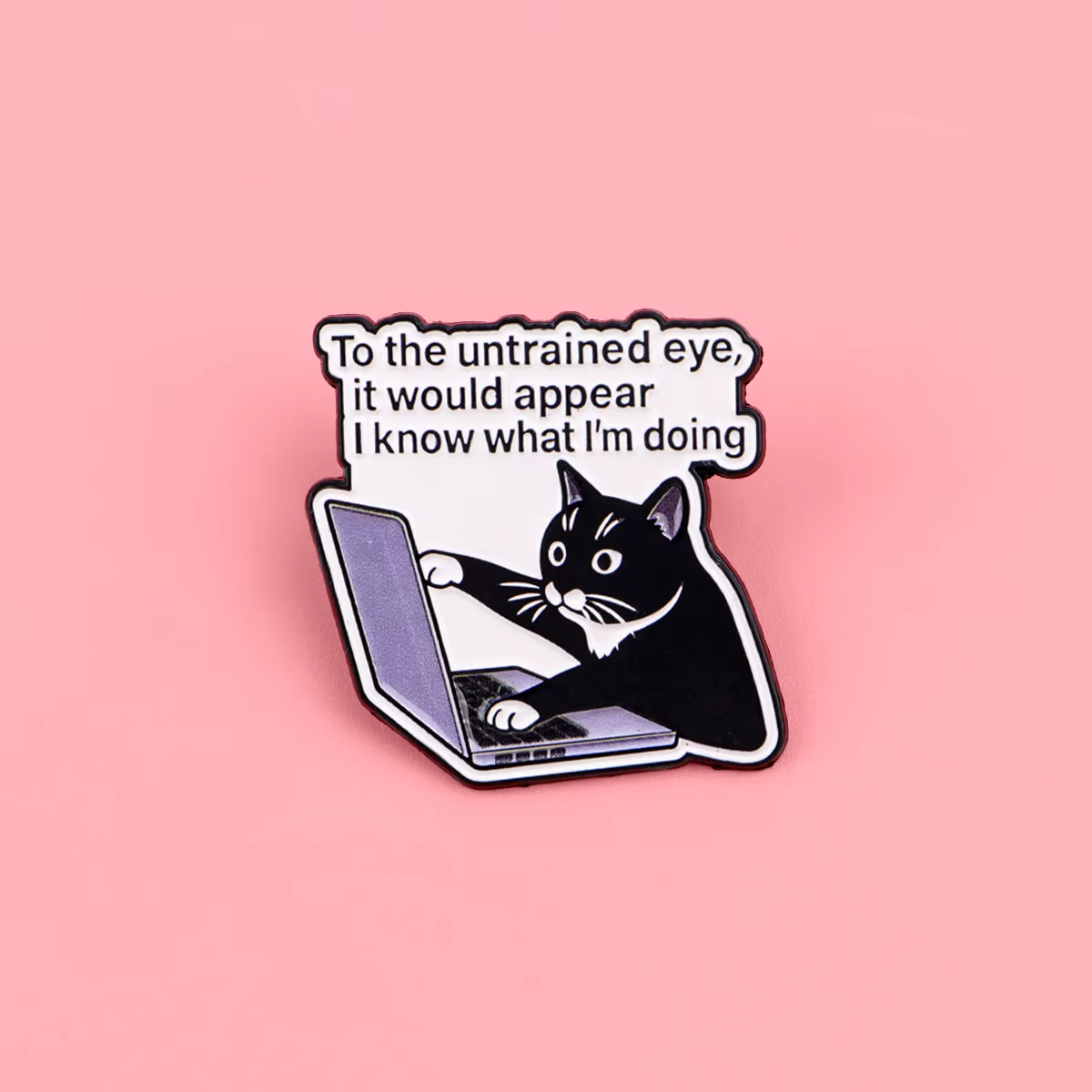 Pin táctico MOLLE con frase divertida oficina regalo compañeros - imagen 2