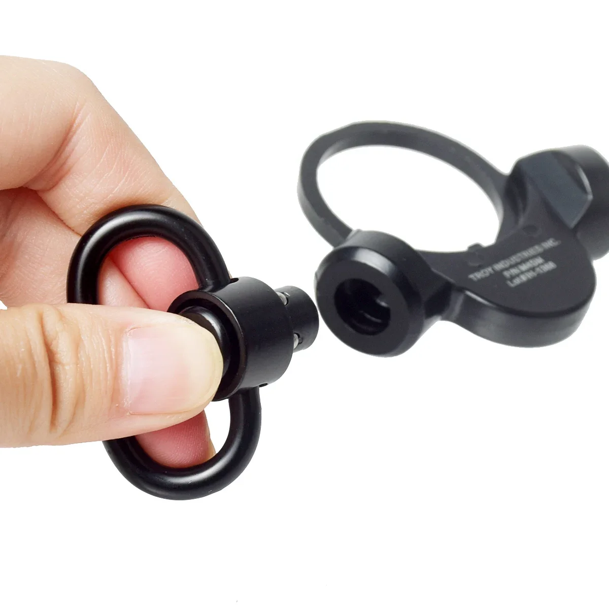 Hebilla de correa de Clip trasero táctica AEG GBB, placa final de doble cara, montaje de eslinga, anillo de mariposa Troy, correa QD, accesorios para Rifle - imagen 4