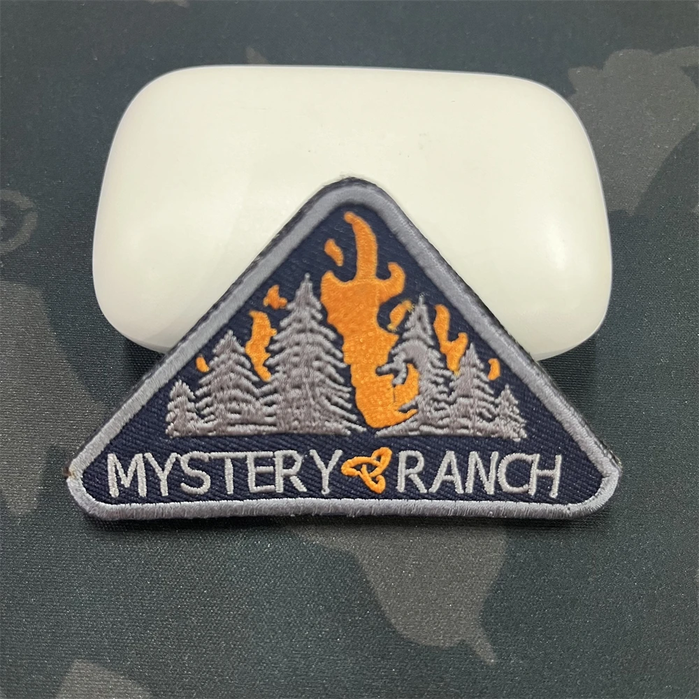 Mystery Ranch parches bordados de gancho y bucle, insignia de moral táctica, equipo al aire libre, pegatina de decoración de mochila - imagen 3