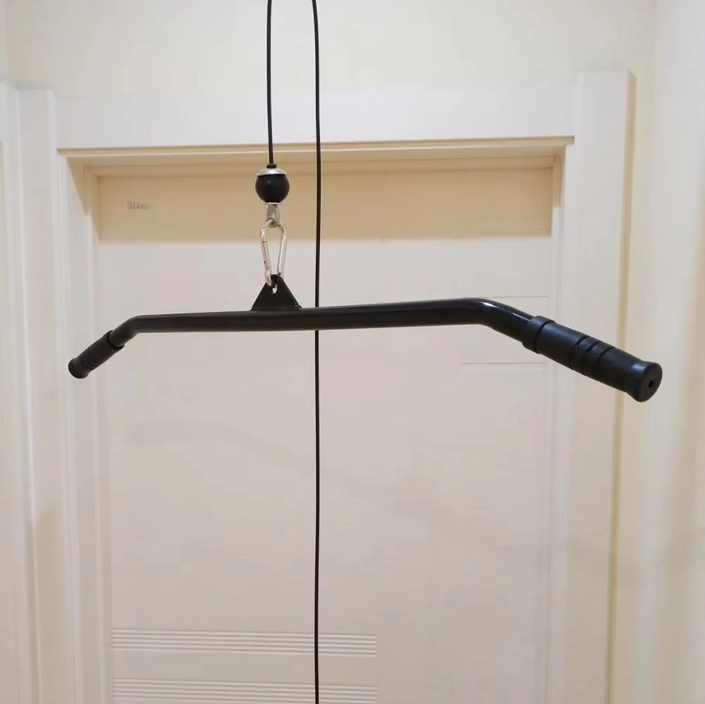 Juego de accesorios para máquina de Cable de polea de gimnasio de 40cm, mango de barra en T, cuerda, bíceps/tripes Blaster para Lat Pulldown, remo, entrenamiento en casa - imagen 3