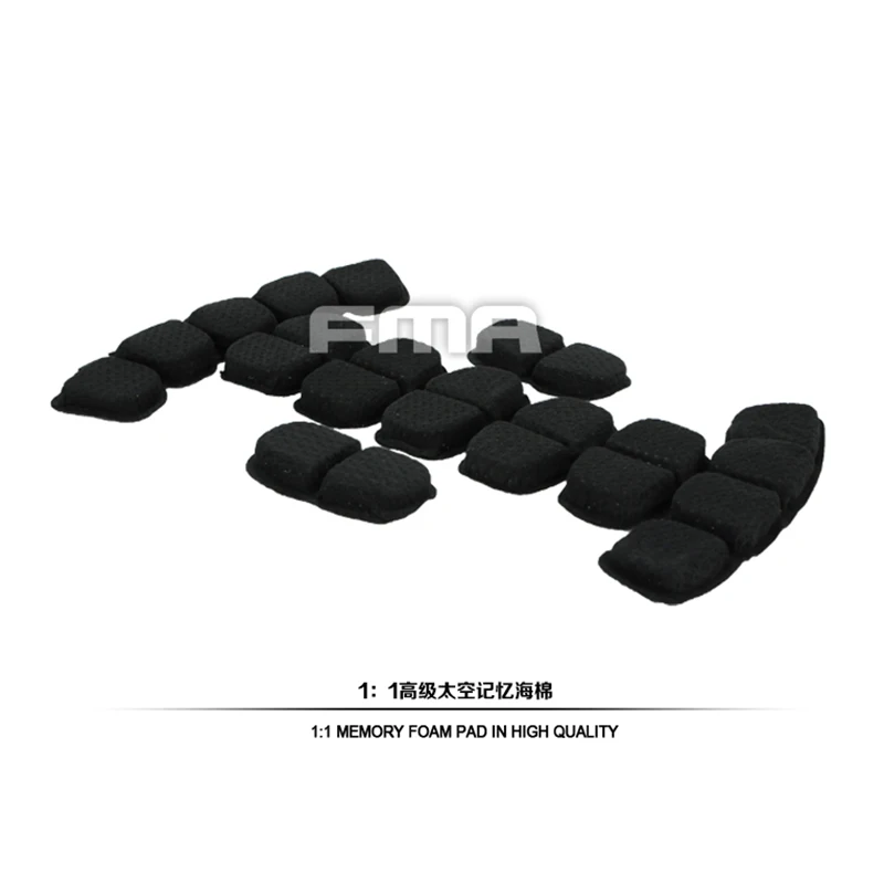 FMA Lux Liner con kit de esfera de gusano: espuma para casco + almohadilla para casco + cinta para casco + sistema de suspensión de nueva versión - imagen 5