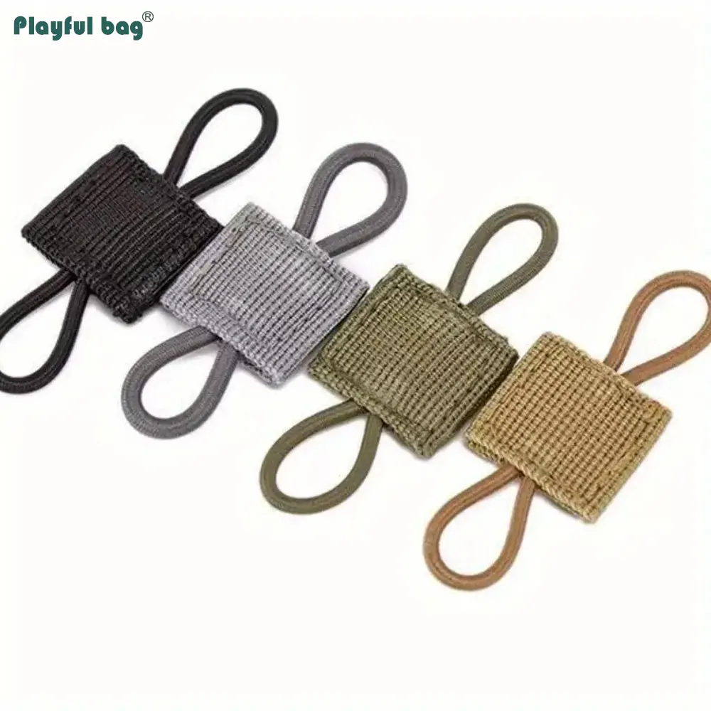 Herramienta de sistema Molle de 10 piezas, accesorio fijo, hebilla de mochila, chaleco táctico, piezas de bricolaje, hebilla de encuadernación elástica multiusos NA47 - imagen 3