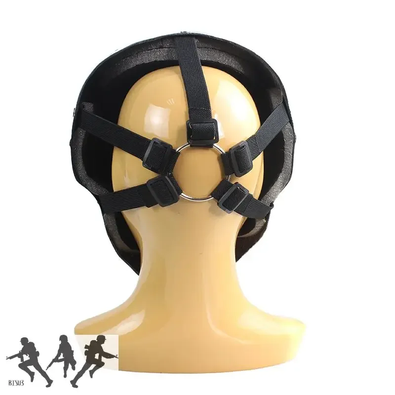 Máscara facial completa de fibra de carbono de imitación para Halloween, máscara para fiesta de baile, juegos tácticos negros y rojos, actividades al aire libre, accesorios de película - imagen 4