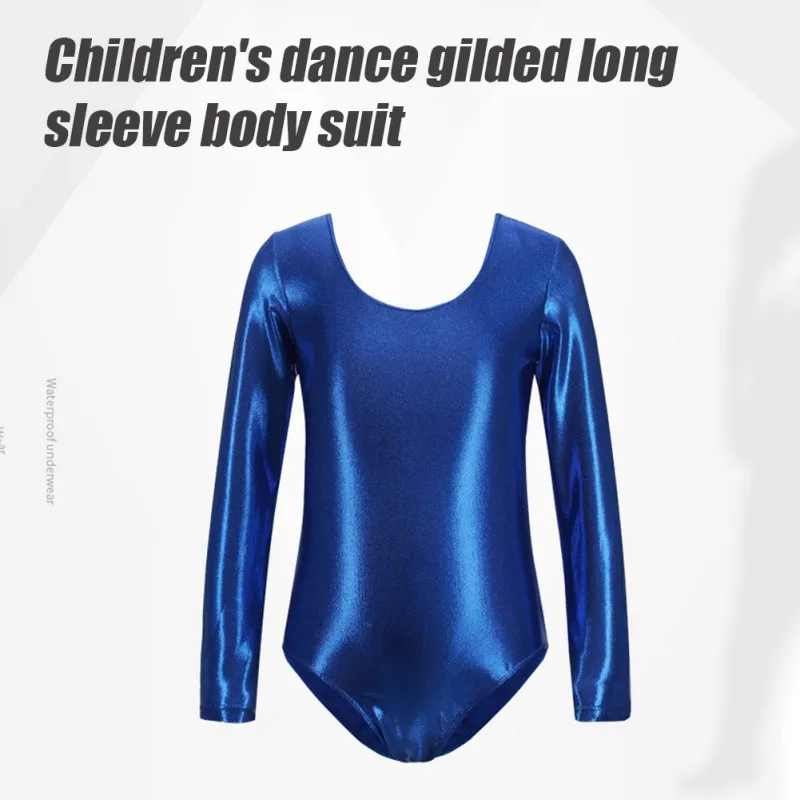 Ropa de gimnasio para niños Lei Dance, vestido de una pieza, ropa de gimnasio, baile de Ballet, mono degradado de una pieza - imagen 4