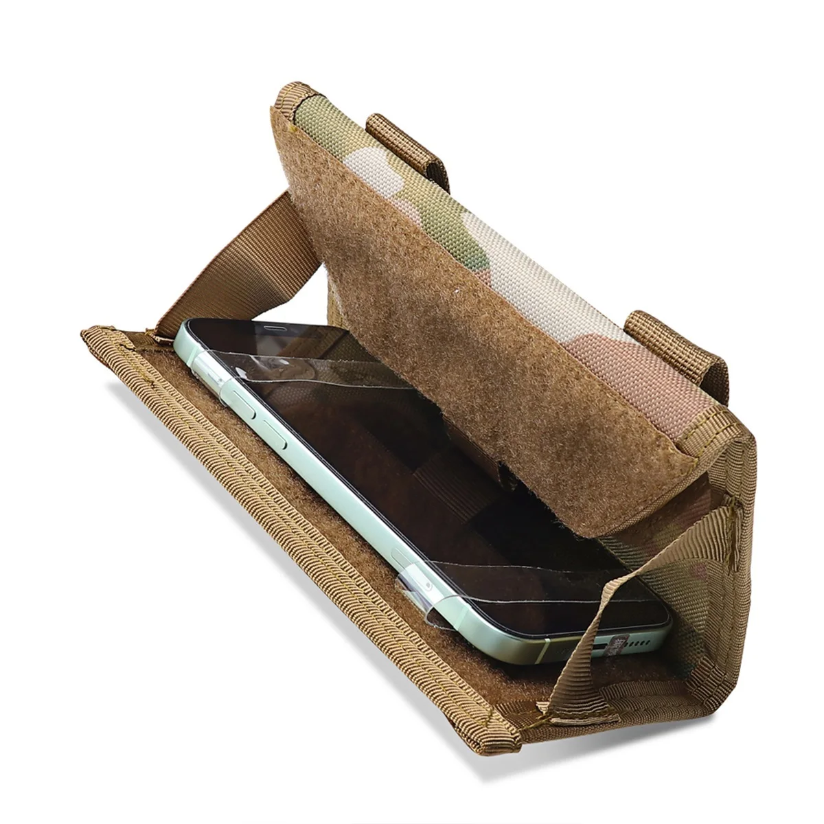 Funda de teléfono táctica para exteriores, bolsa Molle para acampar, senderismo, caza, accesorios de cintura militar, chaleco Edc, multibolsa, portaherramientas - imagen 5