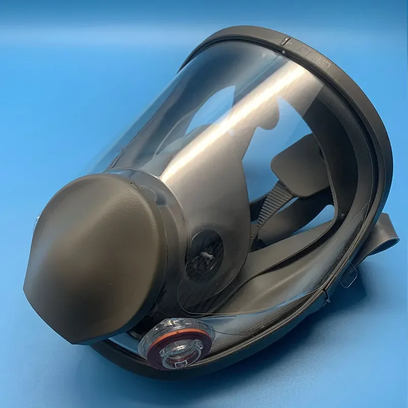 Película protectora antiarañazos para máscara de Gas 3M 6800, respirador, Protector de pantalla de ventana de cara completa, cubierta de máscara de pulverización de pintura - imagen 5