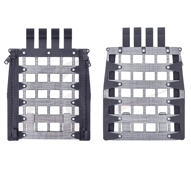 Tablero de Panel trasero táctico Molle con cremallera para Panel de expansión portador de placa de chaleco FCPC V5 - imagen 2