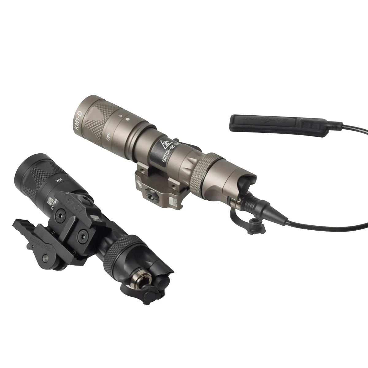 Surefire-luz estroboscópica para arma, linterna de Rifle de Airsoft infrarrojo IR, soporte de compensación de 45 grados, M300, M600, actualización de M323V, M622V - imagen 5