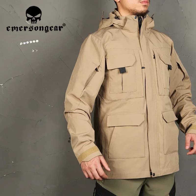 Emersongear Blue Label Wind Whisperer chaqueta para todo clima abrigo SoftShell a prueba de viento combate al aire libre Camping senderismo 11,11 ventas - imagen 2