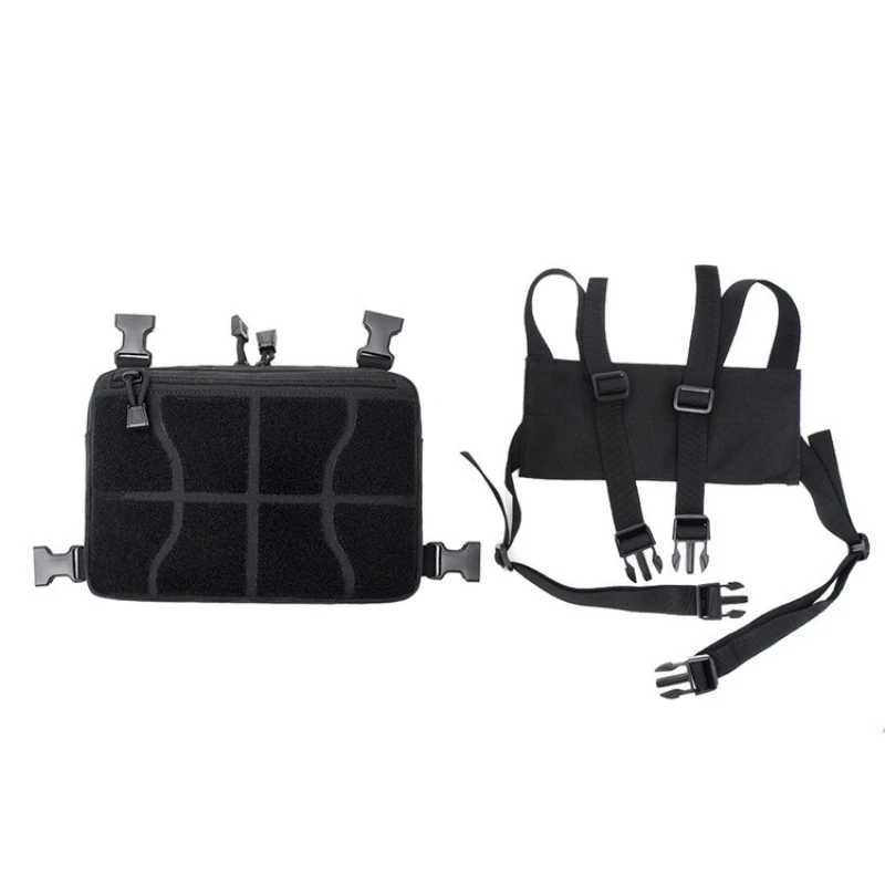 Bolsa de aparejo de pecho táctico militar para hombre, riñonera ajustable, bolsa de herramientas Molle multifuncional, bolso de hombro, chaleco táctico - imagen 4