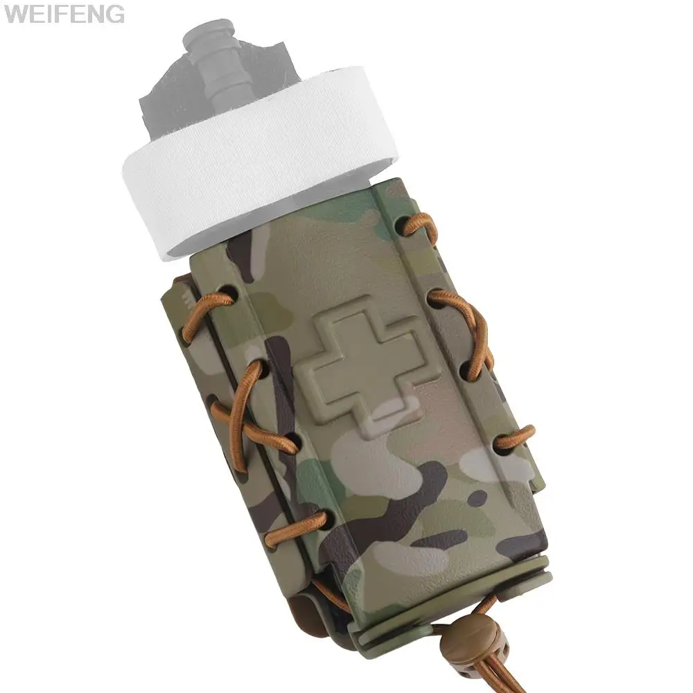 Estuche de soporte de torniquete táctico, caja de almacenamiento médica EDC, Kits de primeros auxilios, vendaje de rescate de nailon militar, accesorios de caza